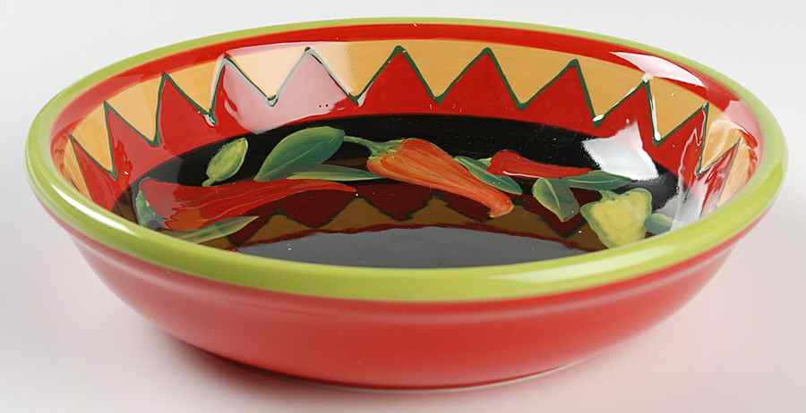 Red Hot 9" Soup/Pasta Bowl by Certified International-1