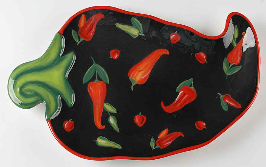 Red Hot 20" Oval Serving Platter by Certified International-1