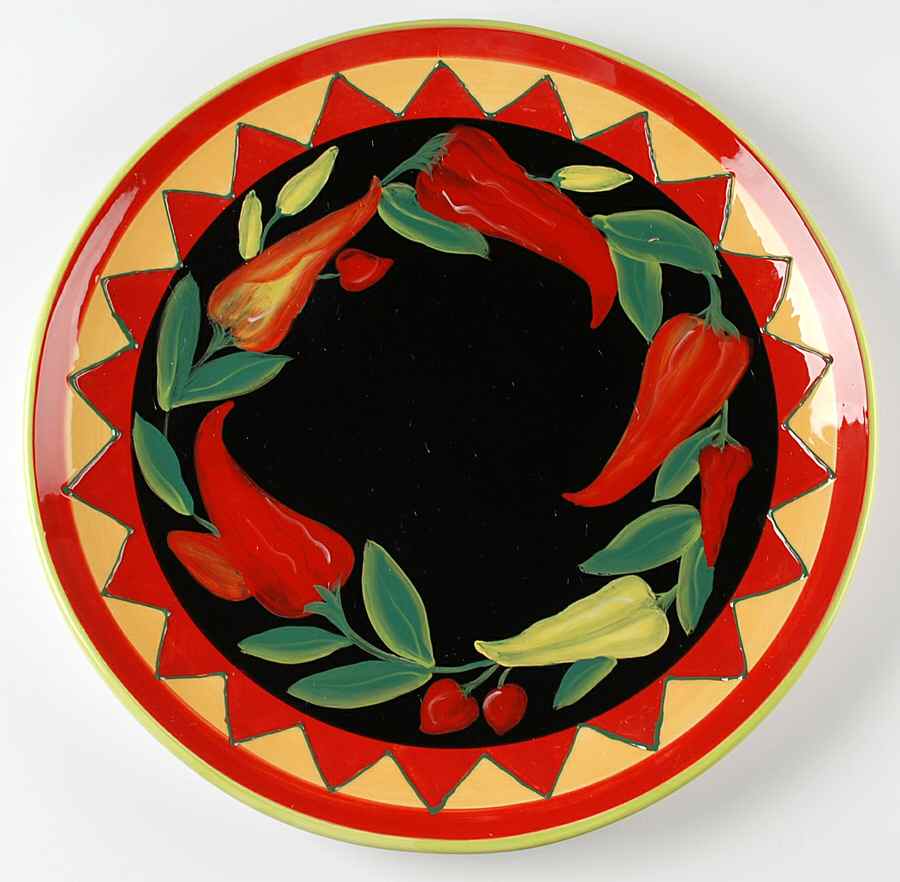 Red Hot 16" Chop Plate (Round Platter) by Certified International-1