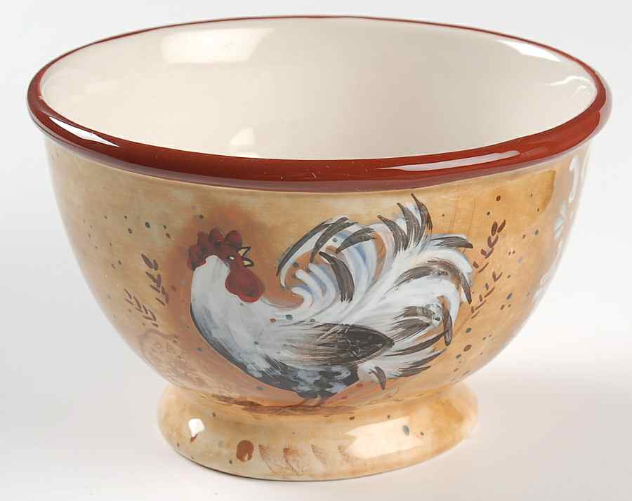 Golden Rooster Individual Ice Cream Dish by Certified International-1