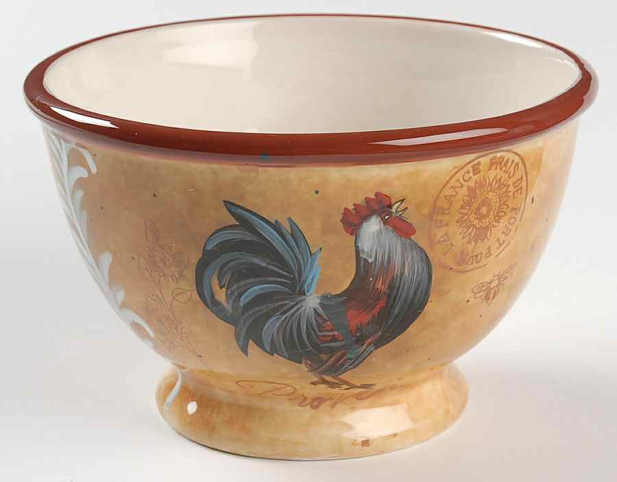 Golden Rooster Individual Ice Cream Dish by Certified International-1