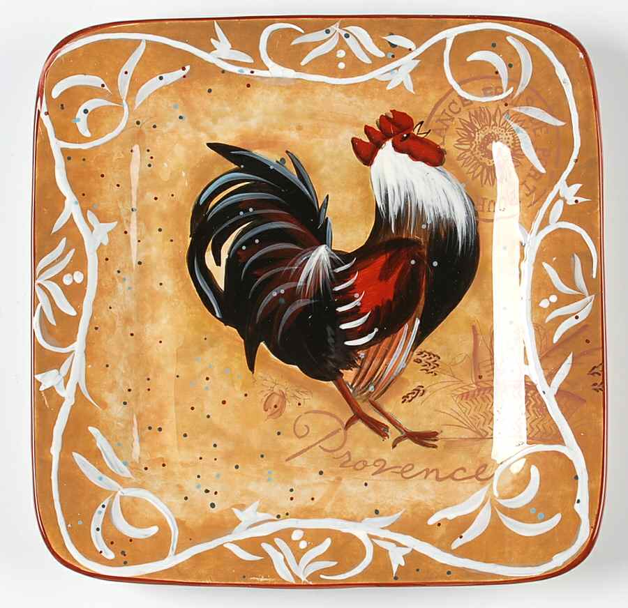 Golden Rooster Dinner Plate by Certified International-1