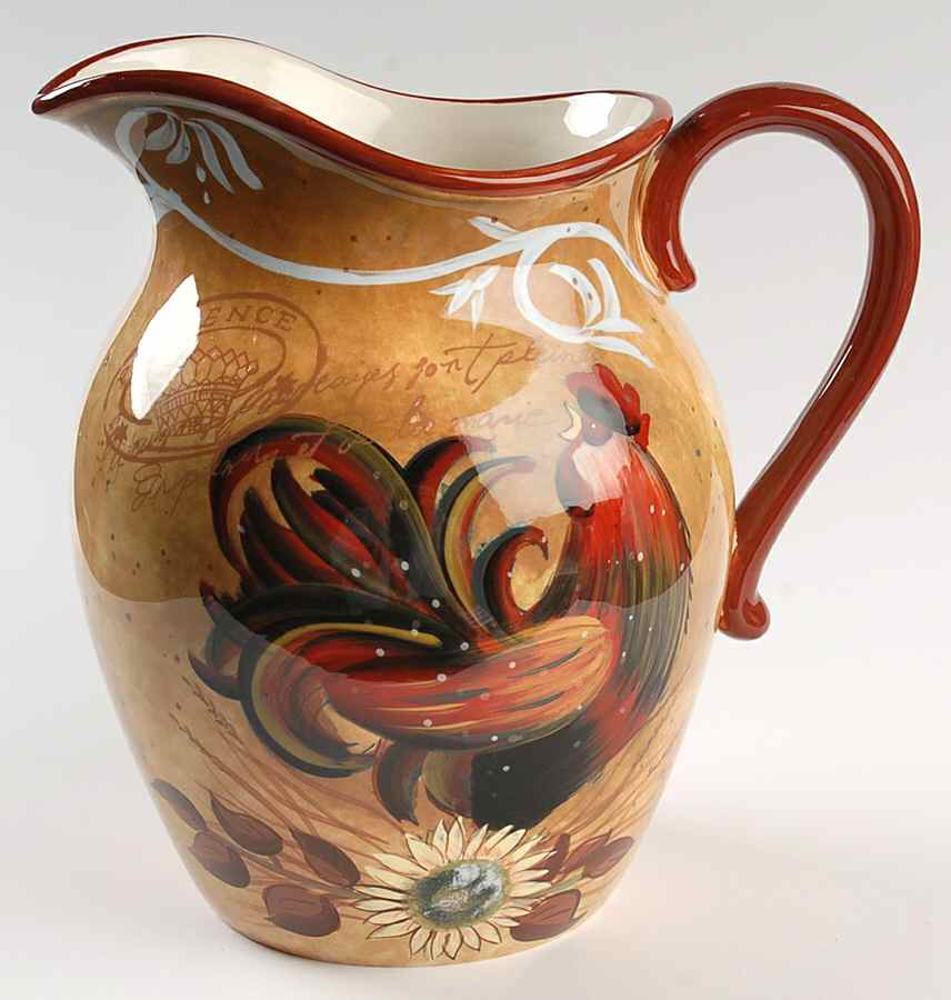 Golden Rooster 112 Oz Pitcher by Certified International-1