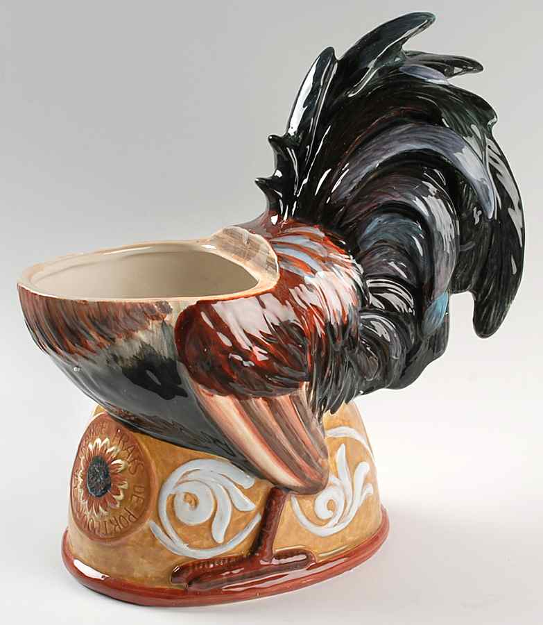 Golden Rooster Figural Cookie Jar No Lid by Certified International-1