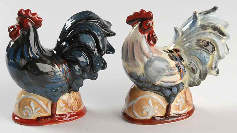 Golden Rooster Salt & Pepper Set by Certified International-1