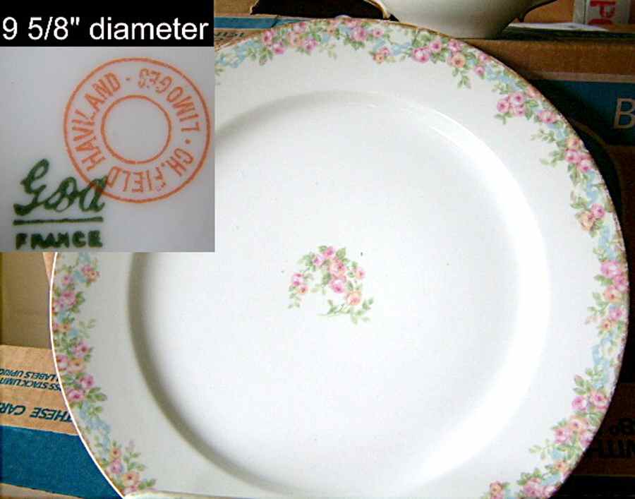 Schleiger 191-3 Dinner Plate by Charles Field Haviland-1