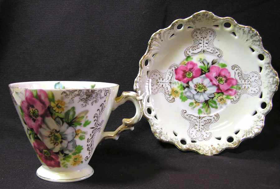 CEB119 Footed Cup & Saucer Set by Celebrate-1