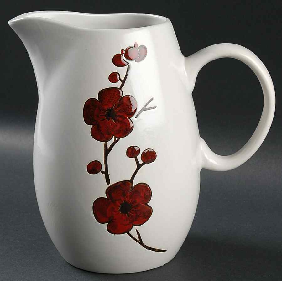 Crimson Bloom 48 Oz Pitcher by Cuisinart Dinnerware-1