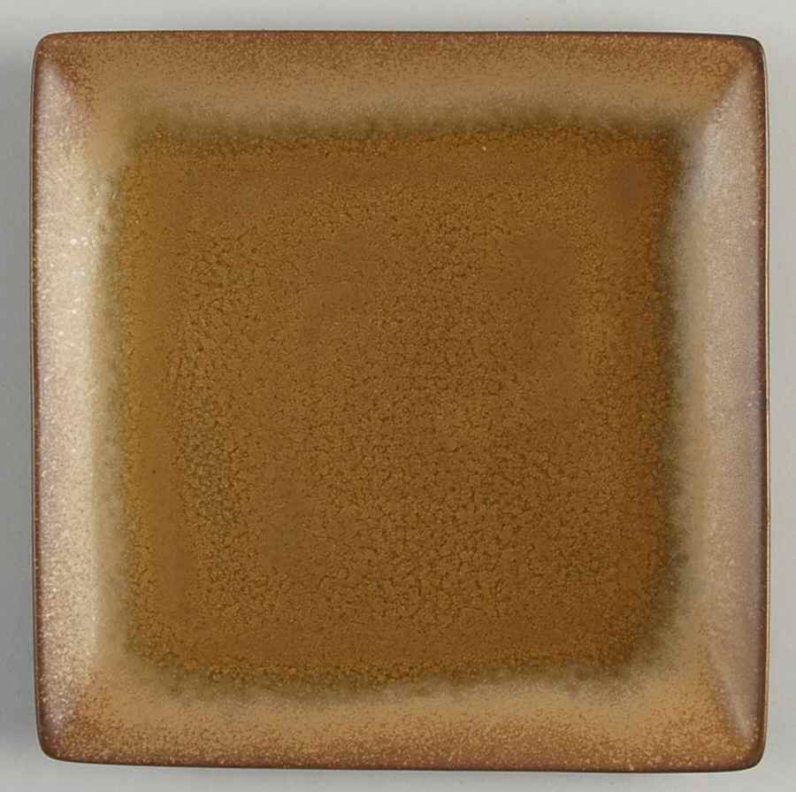 Reactive Amber Square Salad Plate by The Cellar (China)-1