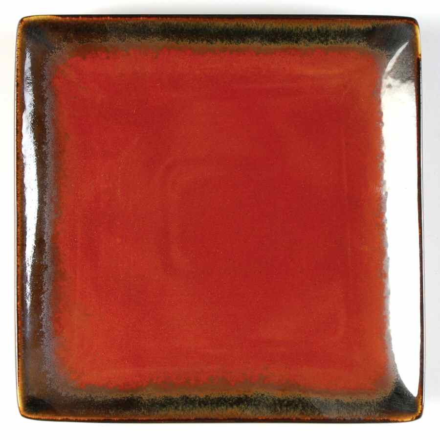 Reactive Sienna Square Salad Plate by The Cellar (China)-1