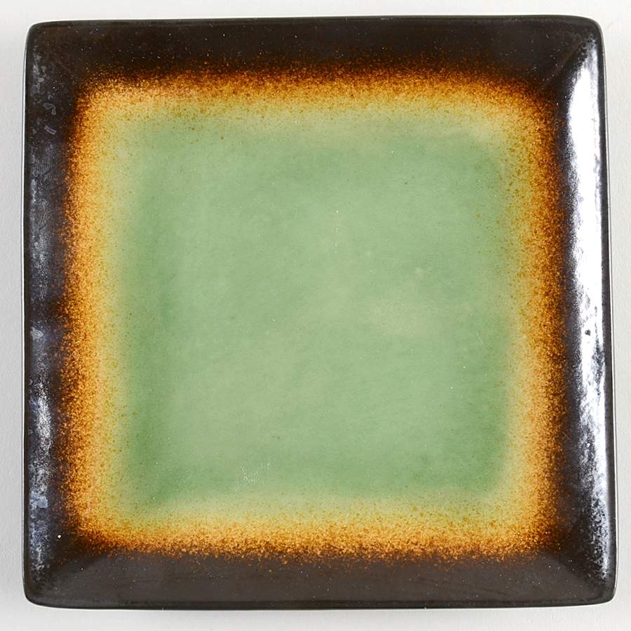 Reactive Jade Square Bread & Butter Plate by The Cellar (China)-1
