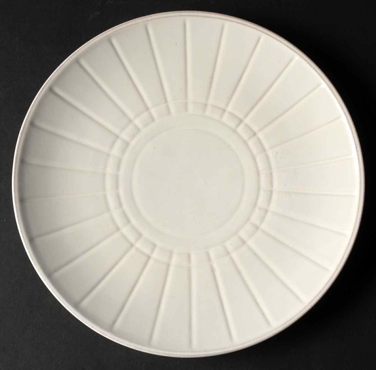 Cooper White Coupe Salad Plate by Country Living-1