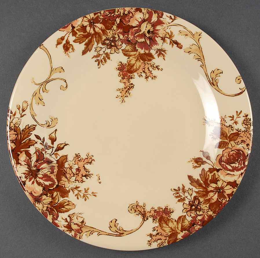 Faded Antique Salad Plate by Country Living-1