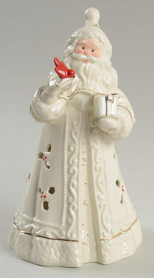 Seasons Glow Santa-Red Bird - Boxed by Lenox-1