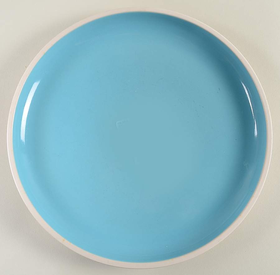 Brio Blue Dinner Plate by Crate & Barrel-1