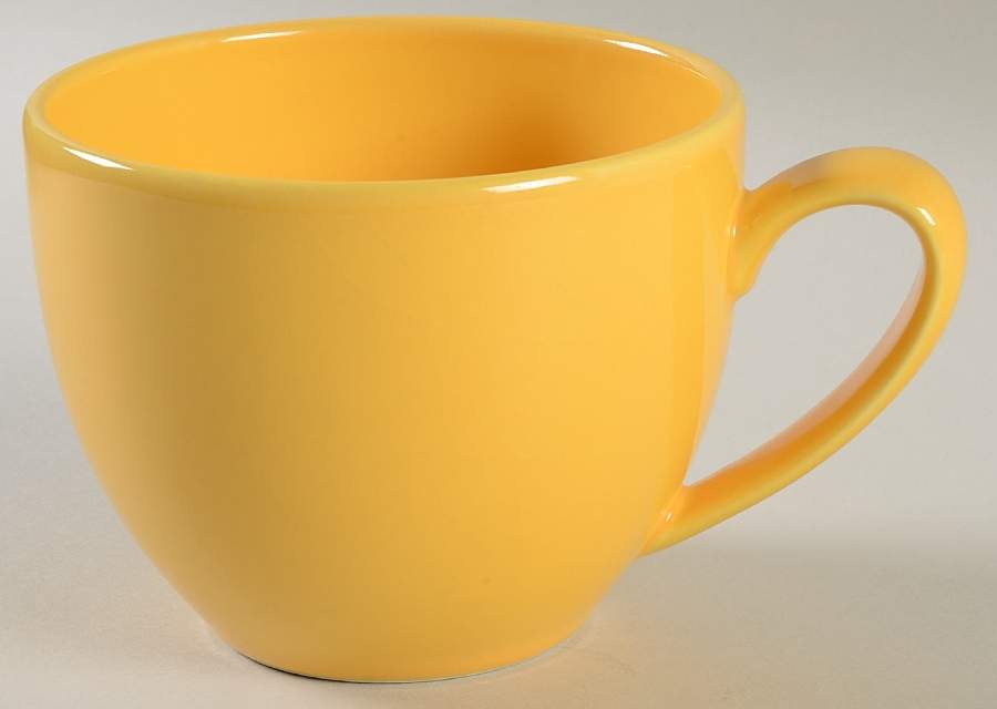 Vista Yellow Mug by Crate & Barrel-1
