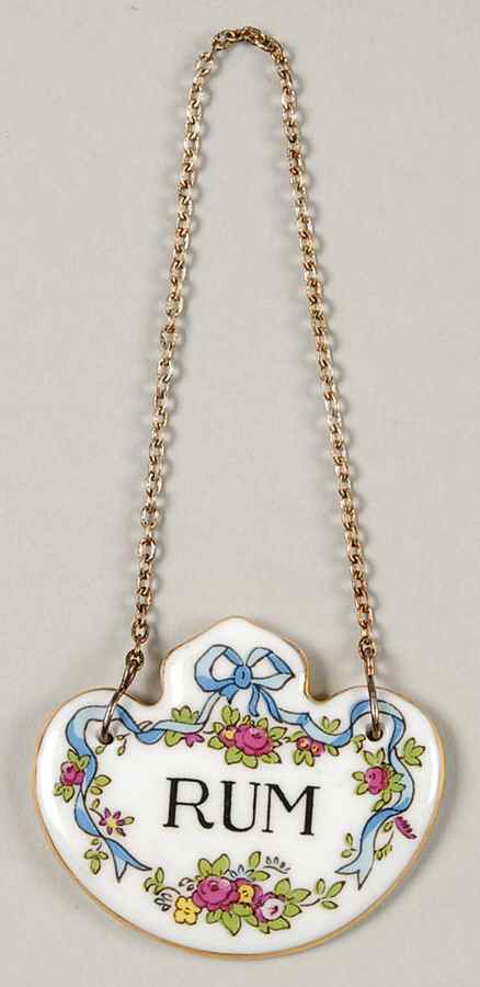 Decanter Labels Rum Decanter Label by Coalport-1