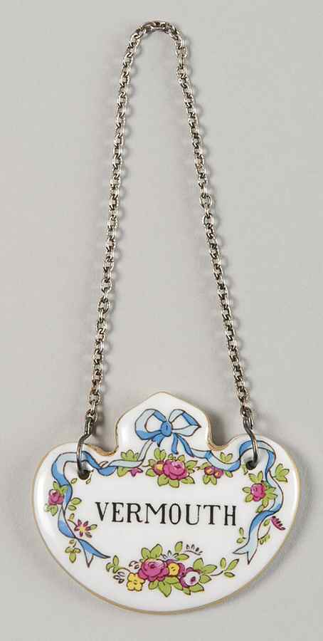 Decanter Labels Vermouth Decanter Label by Coalport-1