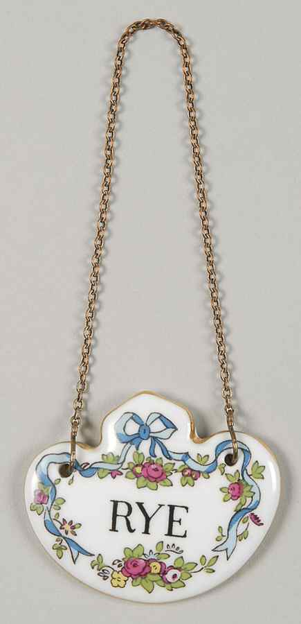 Decanter Labels Rye Decanter Label by Coalport-1
