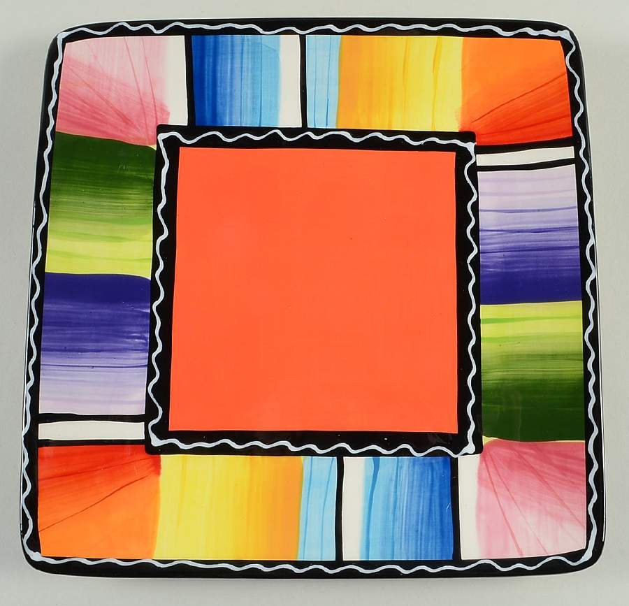 Serape Square Dinner Plate by Certified International-1