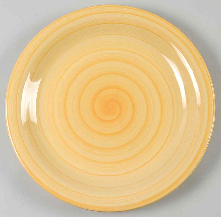 C8G4 (Yellow) Dinner Plate by Citrus Grove-1