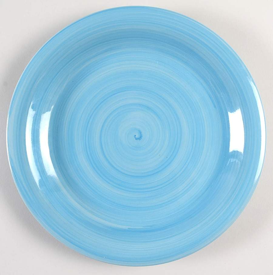 C8G2 (Aqua Blue) Dinner Plate by Citrus Grove-1
