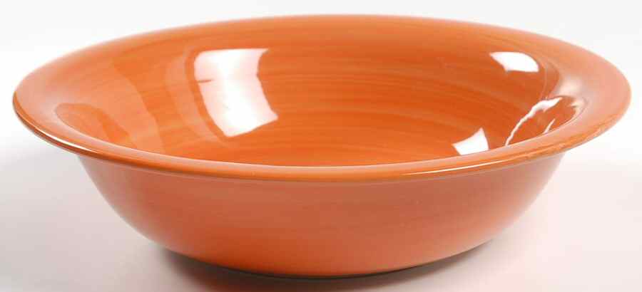 C8G3 (Peach Coral) Coupe Soup Bowl by Citrus Grove-1