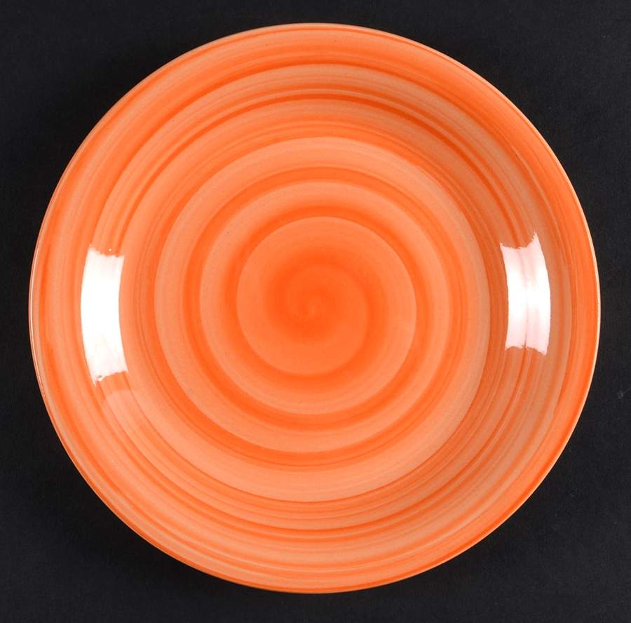 C8G3 (Peach Coral) Salad Plate by Citrus Grove-1