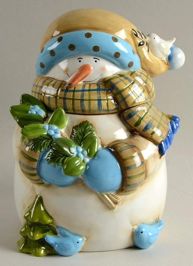 Evergreen Ernie Figural Cookie Jar & Lid by Casa Moda-1