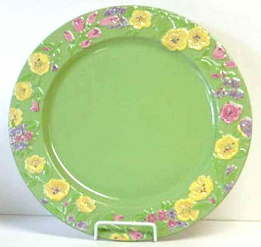 Floral Mist Chop Plate (Round Platter) by Corning Corelle-1