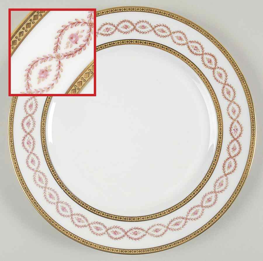 CHF1537 Dinner Plate by Charles Field Haviland-1