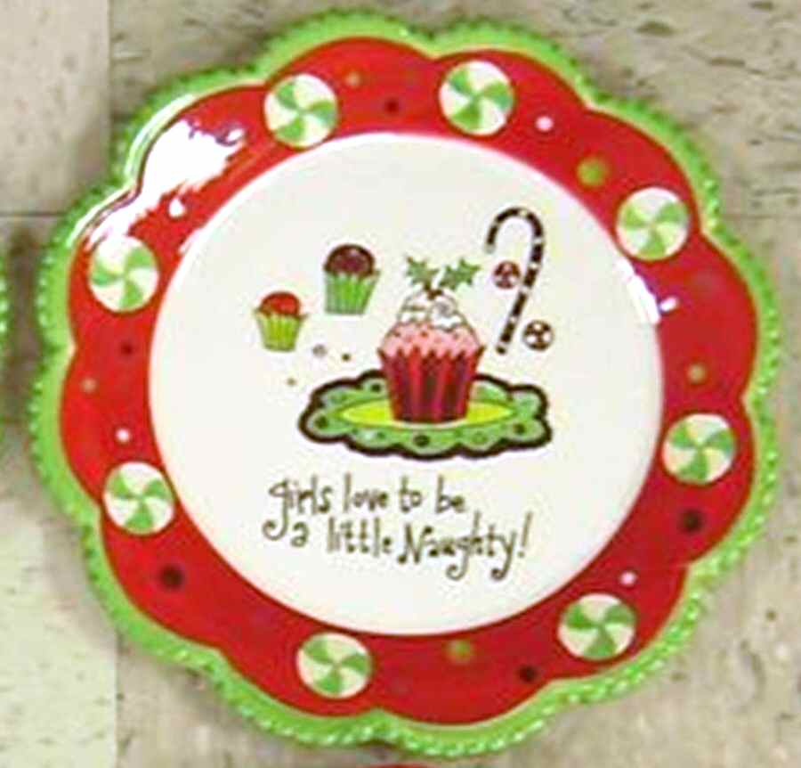 Girls Night Out (Christmas) Salad/Dessert Plate by Certified International-1