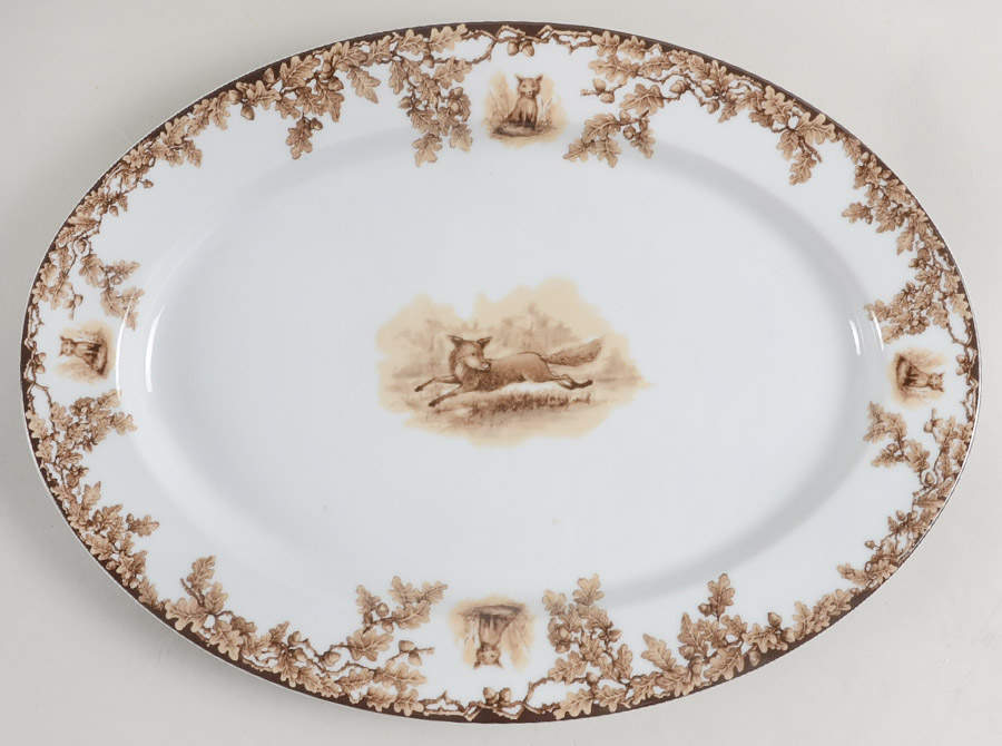Aiken 15" Oval Serving Platter by C E Corey-1