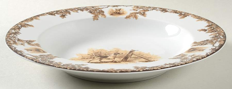 Aiken Large Rim Soup Bowl by C E Corey-1