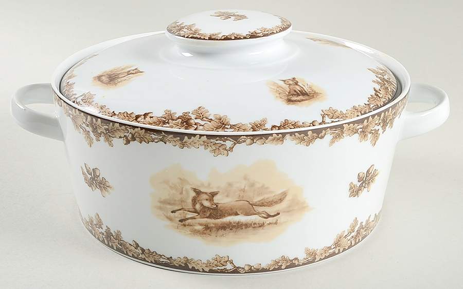 Aiken Round Covered Vegetable by C E Corey-1