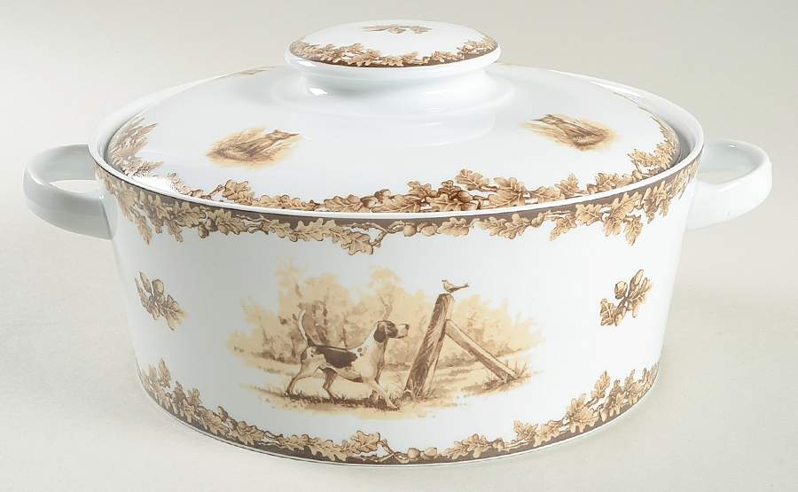 Aiken Round Covered Vegetable by C E Corey-1