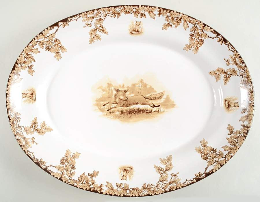 Aiken 18" Oval Serving Platter by C E Corey-1