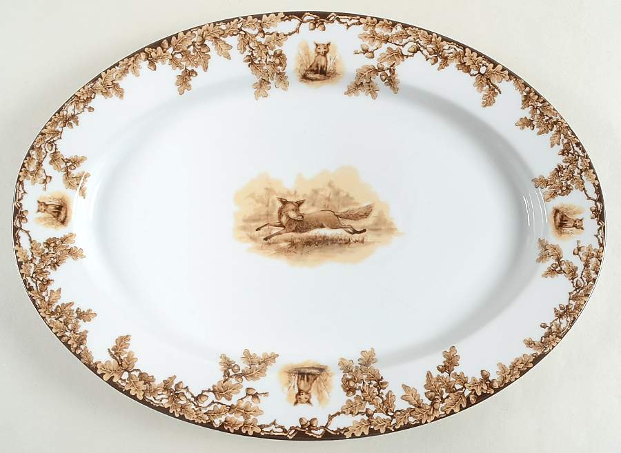 Aiken 16" Oval Serving Platter by C E Corey-1