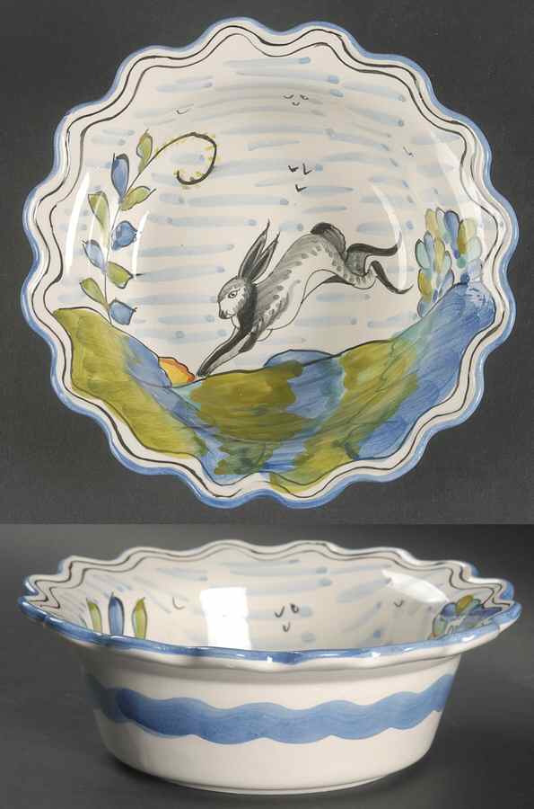 Le Lapin Soup/Cereal Bowl by C E Corey-1