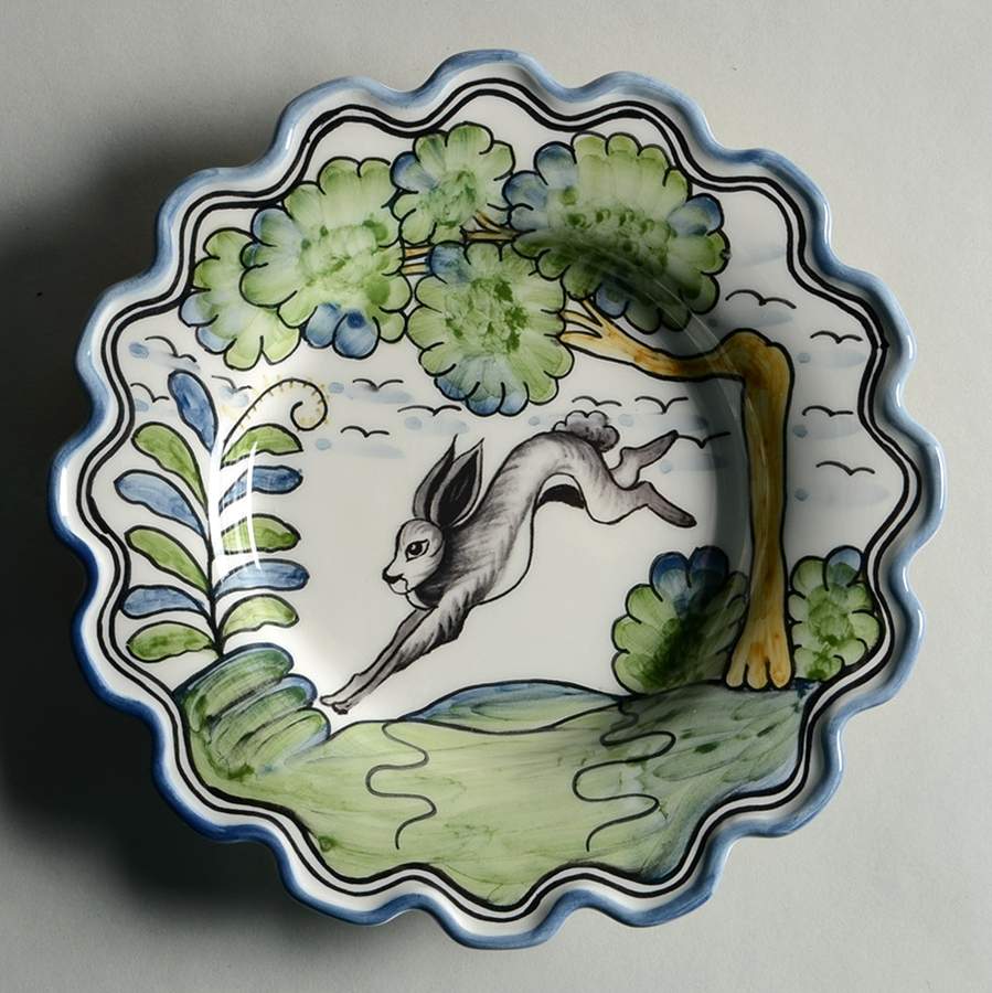 Le Lapin Salad Plate by C E Corey-1