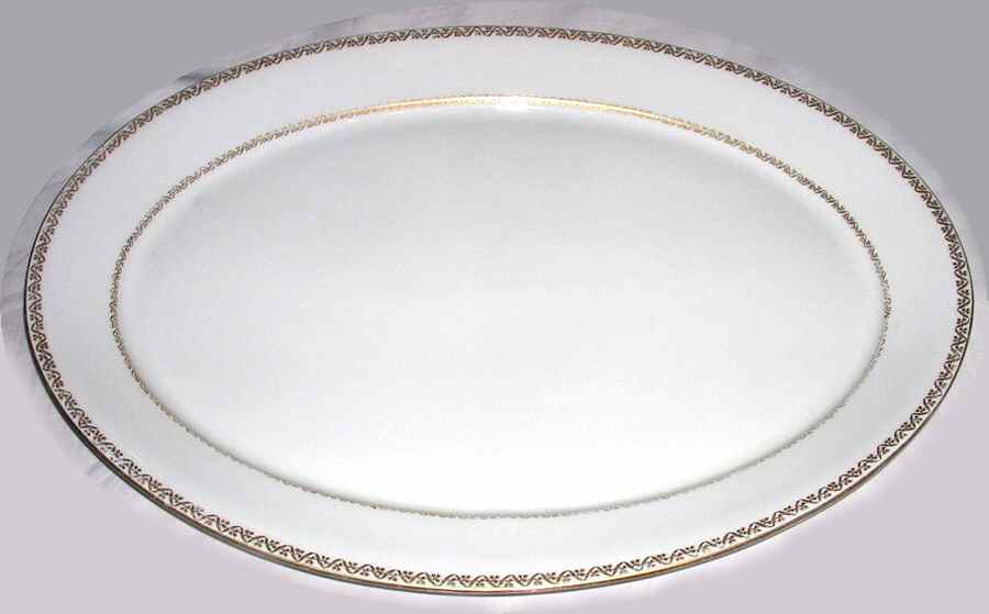 CHF1542 12" Oval Serving Platter by Charles Field Haviland-1