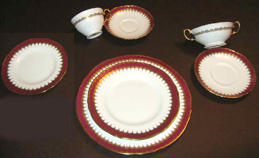 A15866 Dinner Plate by Crown Staffordshire-1
