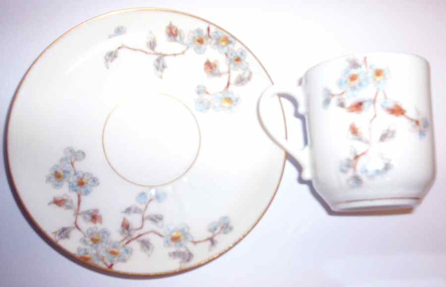 Schleiger 1303-1 Flat Demitasse Cup & Saucer Set by Charles Field Haviland-1