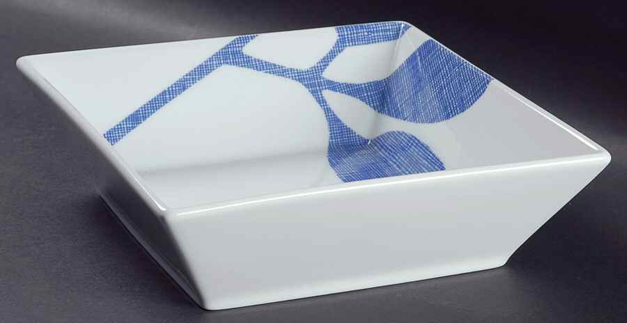 Berry Decal 8" Square Vegetable Bowl by The Cellar (China)-1