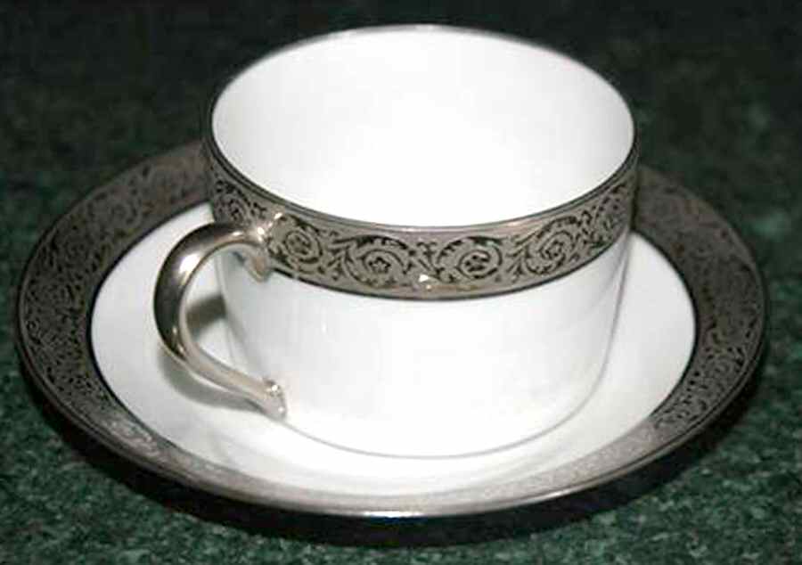 CHF1545 Flat Cup & Saucer Set by Charles Field Haviland-1