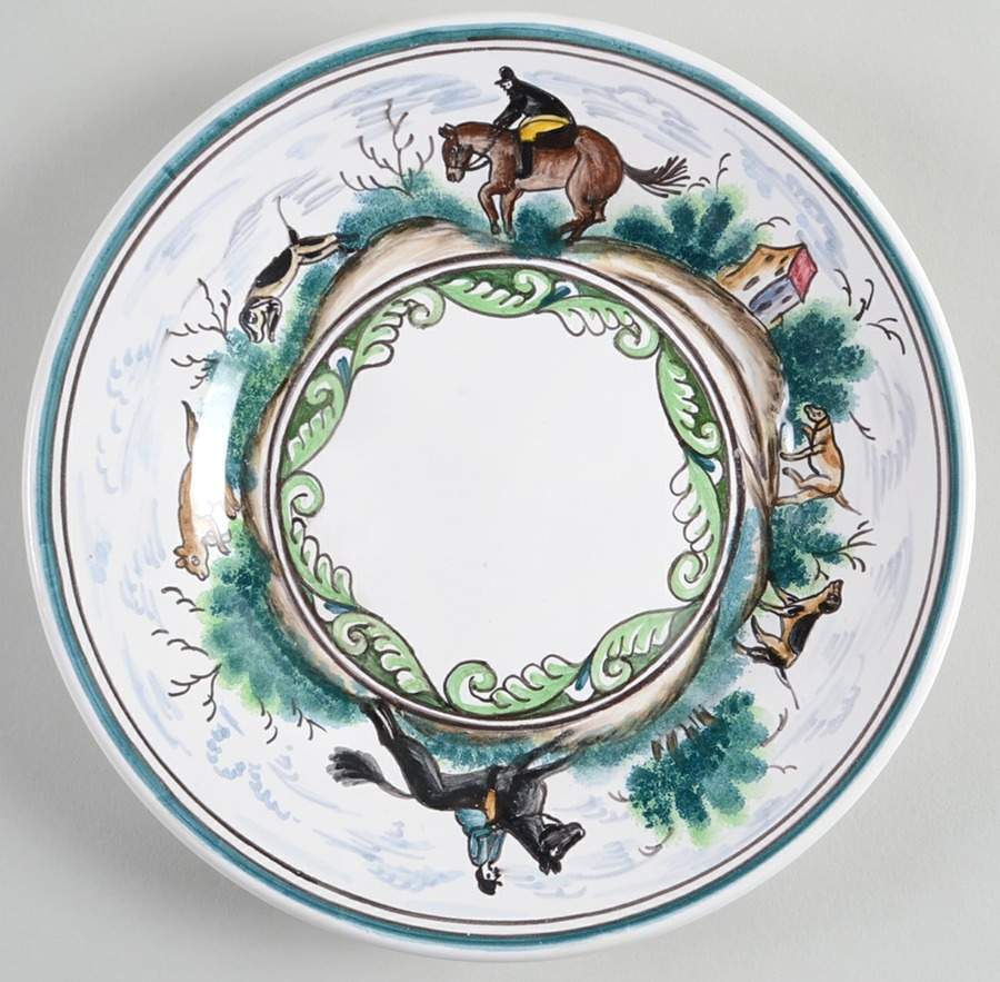 Century Hunt Salad/Dessert Plate by C E Corey-1