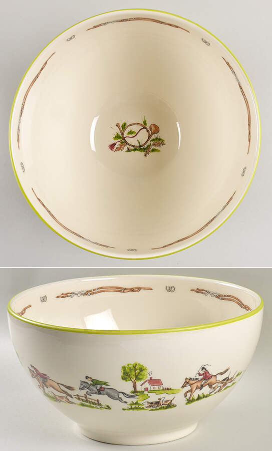 Chase, The 11" Round Serving Bowl by C E Corey-1