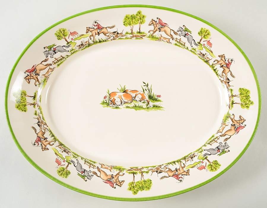 Chase, The 18" Oval Serving Platter by C E Corey-1