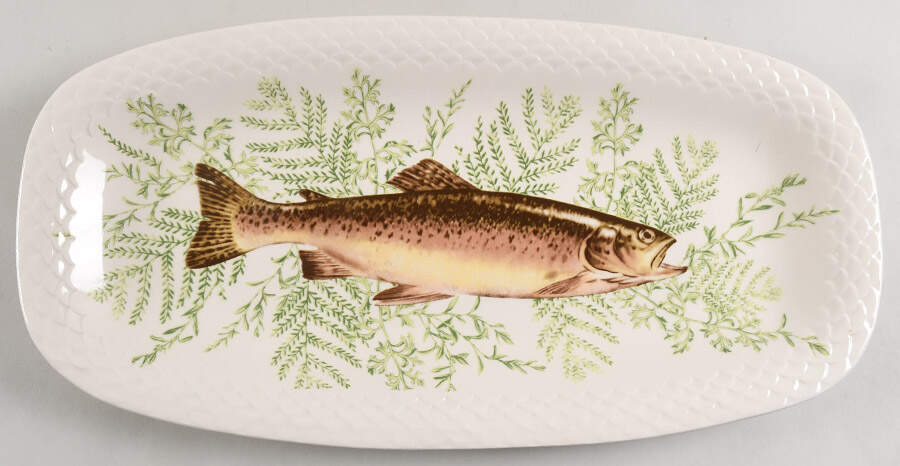Casting 17" Rectangular Serving Platter by C E Corey-1