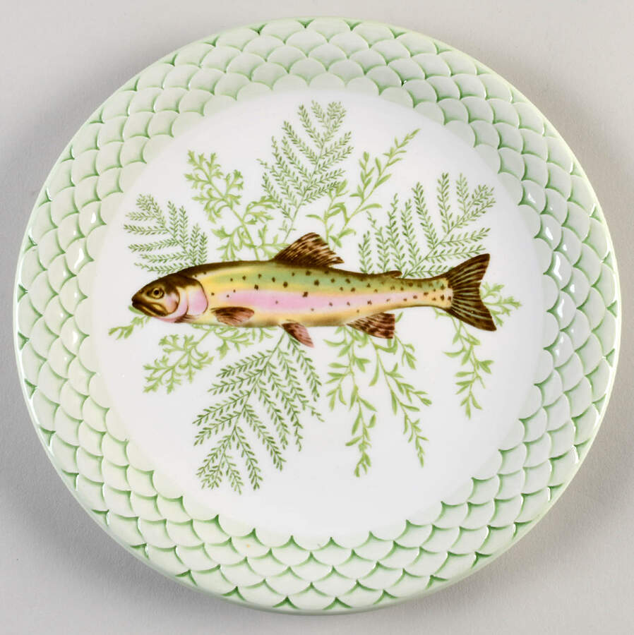 Casting Luncheon Plate by C E Corey-1